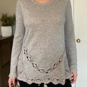 Grey Long Sleeve Sweater